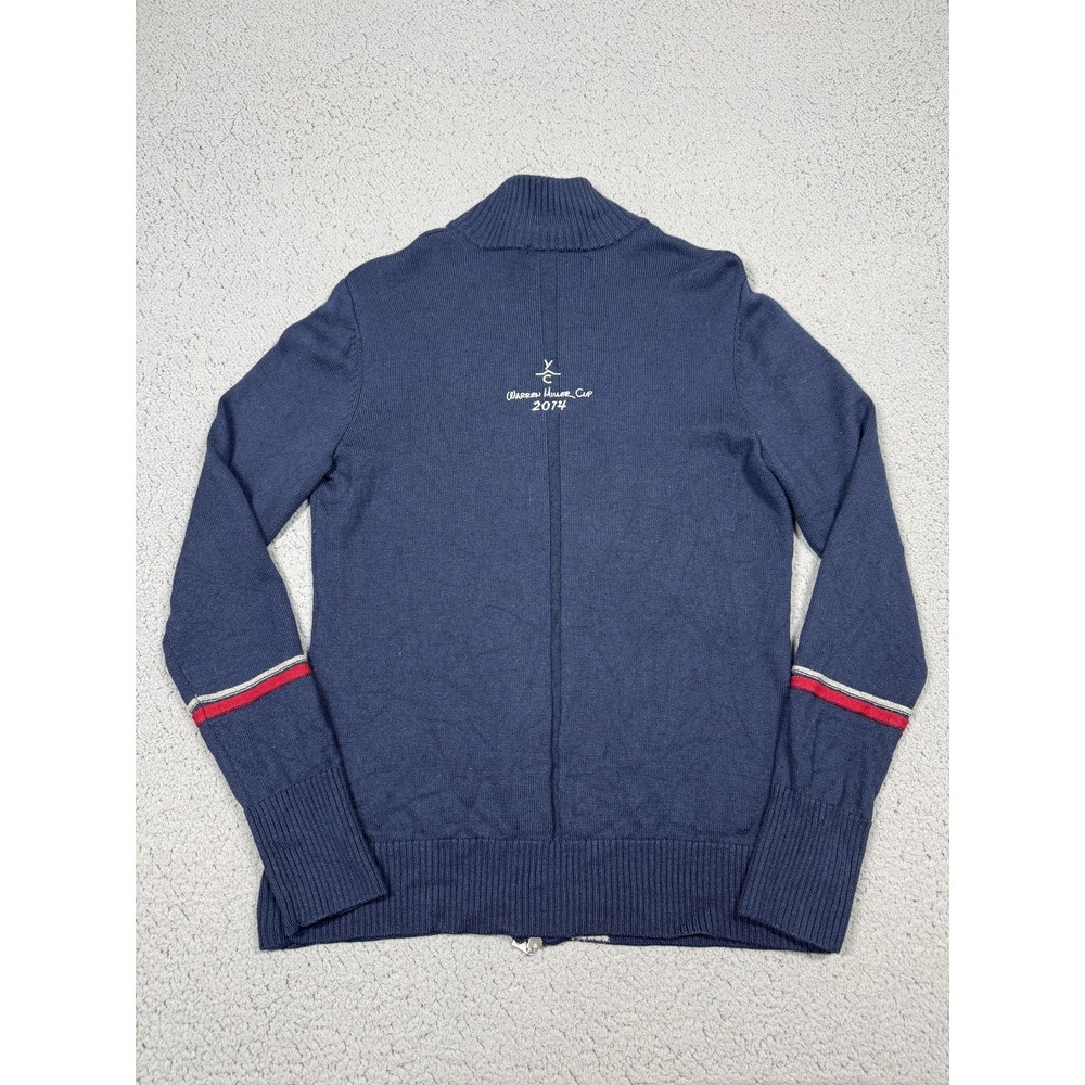 US Ski Team Sweater Womens Large Blue‎ Alpine Skiing Neve Merino Wool Full Zip - Picture 8 of 9